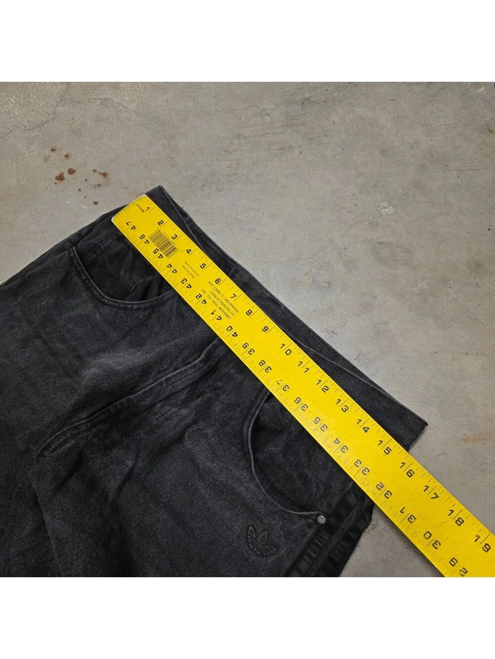 Adidas Adilenium Season 3 Loose Fit Denim Pants Jeans 31 x 31 Black Washed 3 str